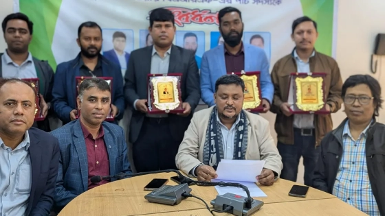 পুরস্কারপ্রাপ্ত পাঁচ সাংবাদিককে বিএআরএফের সংবর্ধনা