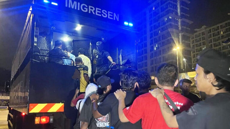 কুয়ালালামপুরে ইমিগ্রেশনের জোরালো অভিযান