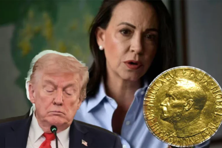 ট্রাম্পের সঙ্গে নোবেল পুরস্কার ভাগ করে নেওয়ার প্রস্তাব মাচাদোর