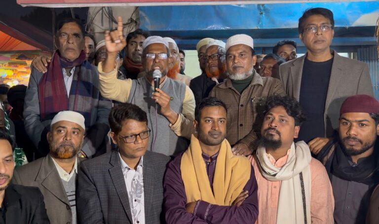 ধানের শীষের পক্ষে বড়াইগ্রামে বিএনপির গণমিছিল ও পথসভা