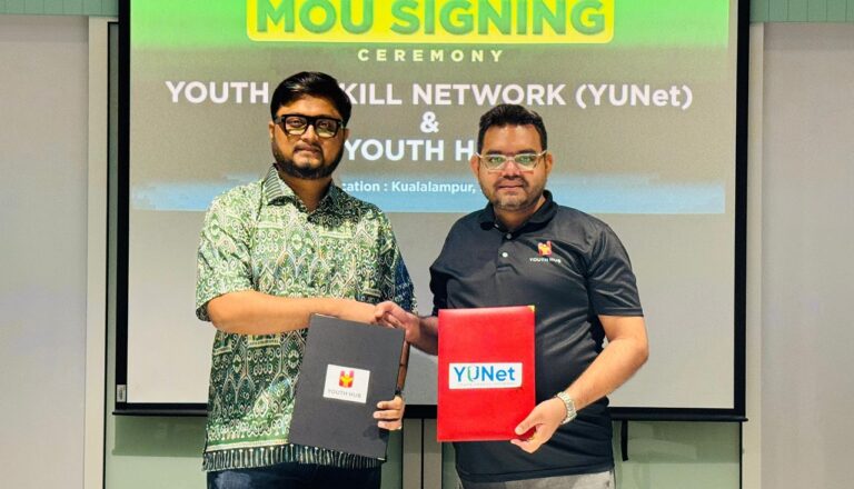 মালয়েশিয়ায় ইউনেট ও ইয়ুথ হাবের সমঝোতা চুক্তি স্বাক্ষর