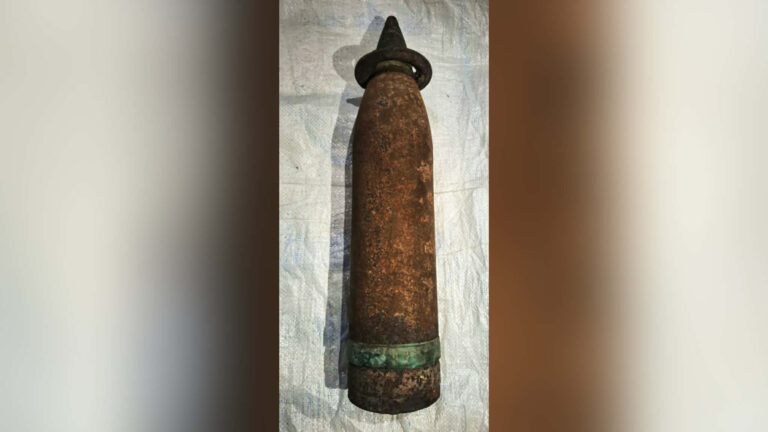 কুষ্টিয়ায় তাজা আর্টিলারি শেল উদ্ধার