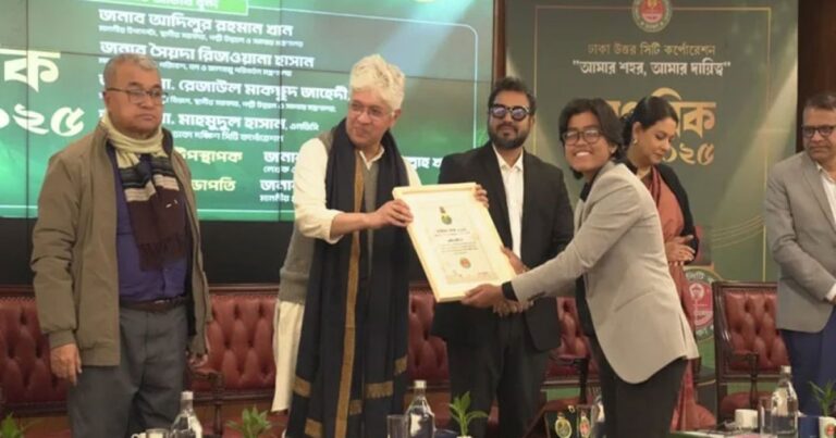 ডিএনসিসি নাগরিক পদক পেলেন ৩ ব্যক্তি ও ৫ প্রতিষ্ঠান