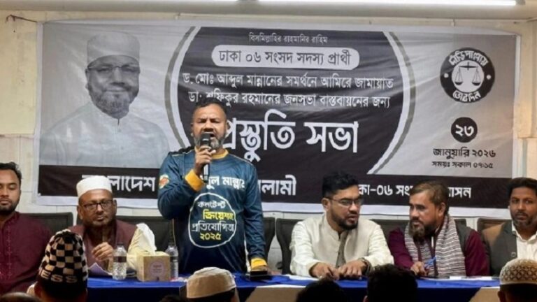 ফজরের নামাজ পড়েই নির্বাচনি গণসংযোগ শুরু করেছেন জামায়াত জোটের প্রার্থীরা