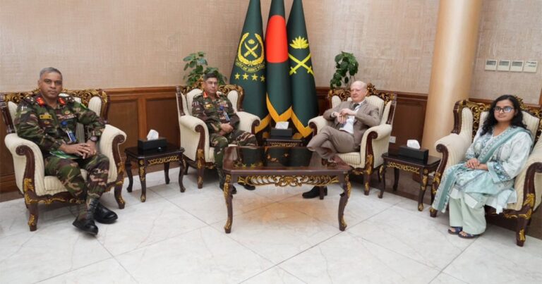 সেনাপ্রধানের সঙ্গে জার্মান রাষ্ট্রদূতের সাক্ষাৎ