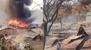 জুরাছড়িতে ভয়াবহ আগুন, কোটি টাকার ক্ষতি