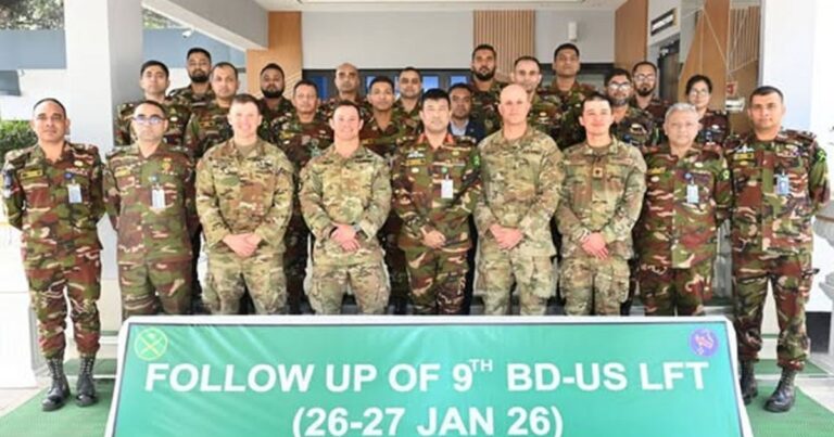 সামরিক সহযোগিতা বৃদ্ধিতে একমত বাংলাদেশ ও যুক্তরাষ্ট্র সেনাবাহিনী