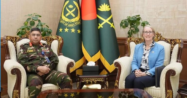 সেনাপ্রধানের সঙ্গে ব্রিটিশ হাইকমিশনারের সাক্ষাৎ