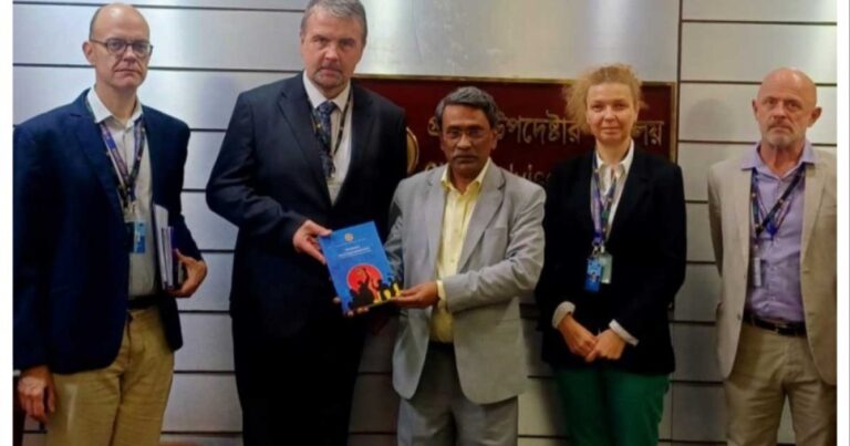 আলী রীয়াজের সঙ্গে ইইউ নির্বাচন পর্যবেক্ষণ দলের বৈঠক