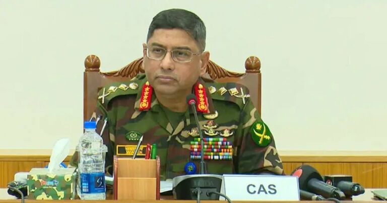 নির্বাচন না হওয়ার কোনো সুযোগ নাই: সেনাপ্রধান