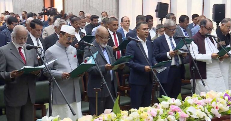 প্রথম ধাপে শপথ নিলেন বিএনপির নবনির্বাচিত এমপিরা