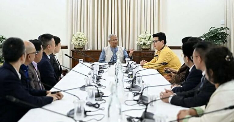 প্রধান উপদেষ্টার সঙ্গে বাংলাদেশ-চীন পার্টনারশিপ ফোরামের বৈঠক