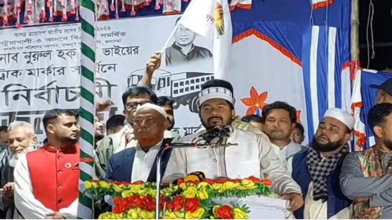 দুষ্টচক্র ভোটকেন্দ্র দখল করে নির্বাচনকে প্রশ্নবিদ্ধ করতে চায়: নুরুল হক নুর