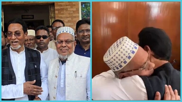 বিজয়ের পর জামায়াত প্রার্থীকে জড়িয়ে ধরে বিএনপি প্রার্থী বললেন ‘আমরা দুই ভাই’