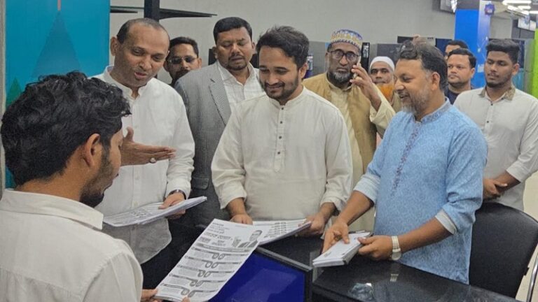 তারেক রহমানের পক্ষে নির্বাচনী প্রচারণায় শহীদ মীর মুগ্ধের ভাই