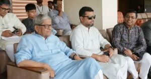 বাংলাদেশ-পাকিস্তান ম্যাচ দেখতে স্টেডিয়ামে মির্জা ফখরুল