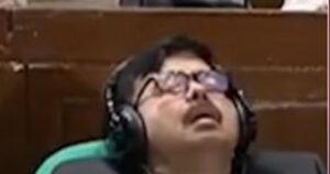 সংসদের প্রথম অধিবেশনে ঘুমিয়ে পড়লেন এমপি