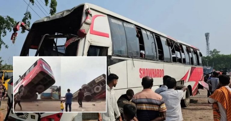 দৌলতদিয়ায় ডুবে যাওয়া বাসের রেজিস্ট্রেশন স্থগিত