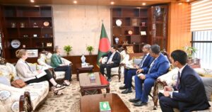 যুক্তরাজ্যের হাইকমিশনারের সাথে পররাষ্ট্রমন্ত্রীর বৈঠক