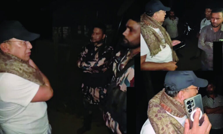 গভীর রাতে মাদকবিরোধী অভিযানে অংশ নিলেন এমপি জসিম উদ্দিন