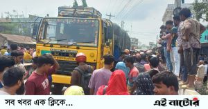 লালপুরে ট্রাকচাপায় মোটরসাইকেল চালকের মৃত্যু