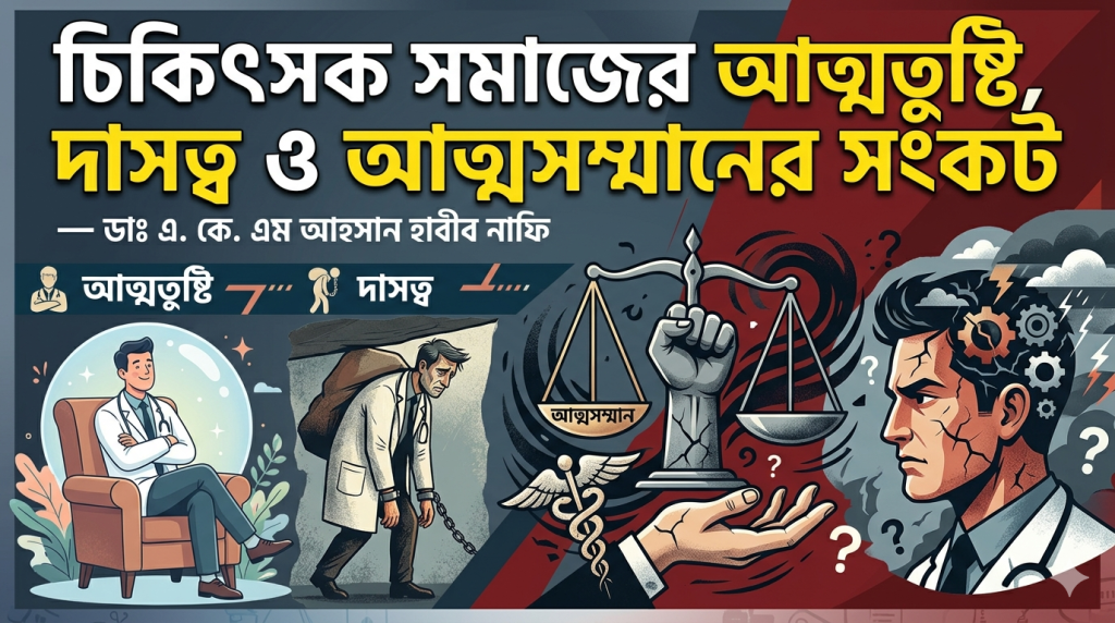 চিকিৎসক সমাজের আত্মতুষ্টি, দাসত্ব ও আত্মসম্মানের সংকট