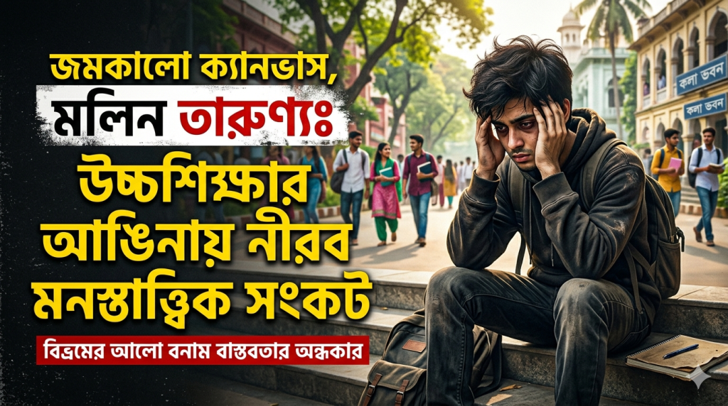 জমকালো ক্যানভাস, মলিন তারুণ্যঃ উচ্চশিক্ষার আঙিনায় নীরব মনস্তাত্ত্বিক সংকট