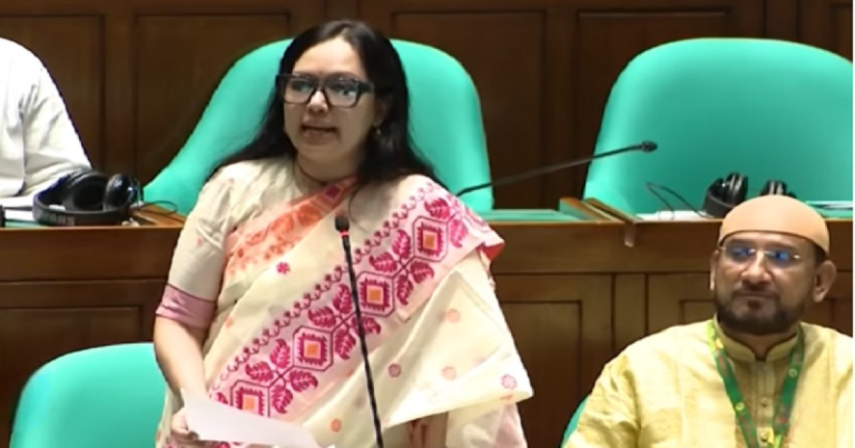 আইনশৃঙ্খলার চরম অবনতি নিয়ে সংসদে ক্ষোভ রুমিন ফারহানার
