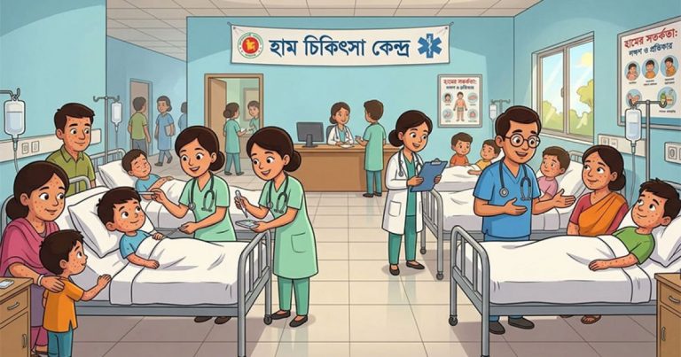 হাম উপসর্গে ৬ জনের মৃত্যু