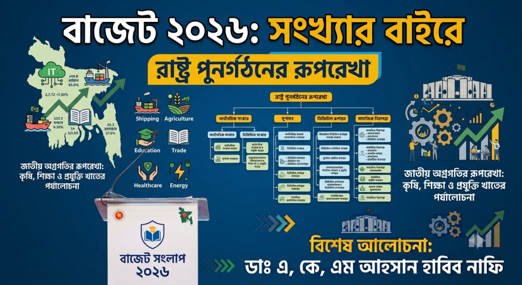বাজেট ২০২৬- সংখ্যার বাইরে রাষ্ট্র পুনর্গঠনের রূপরেখা